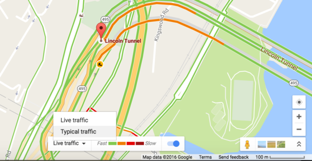 predicted traffic google maps
