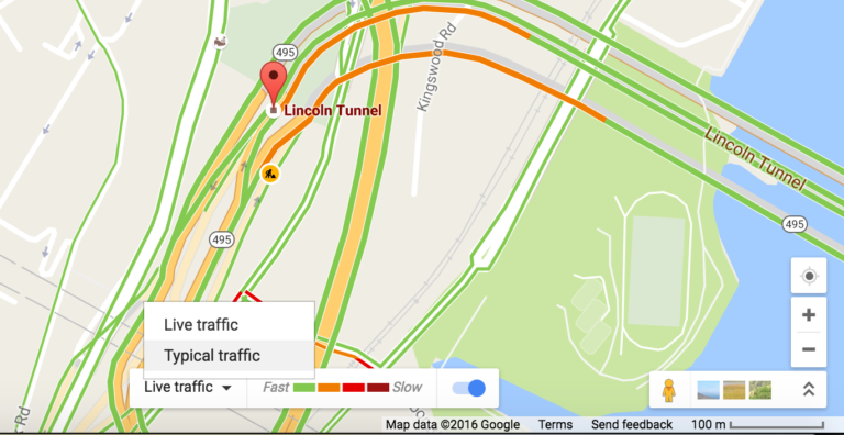 future traffic google maps