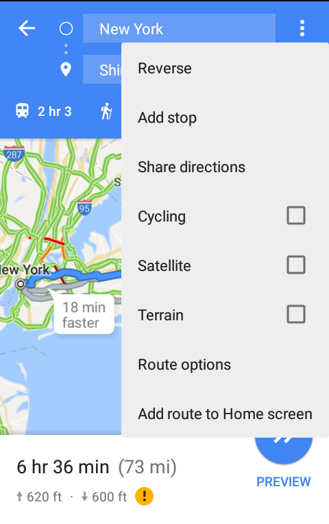 Google Maps Add Stop in Navigation