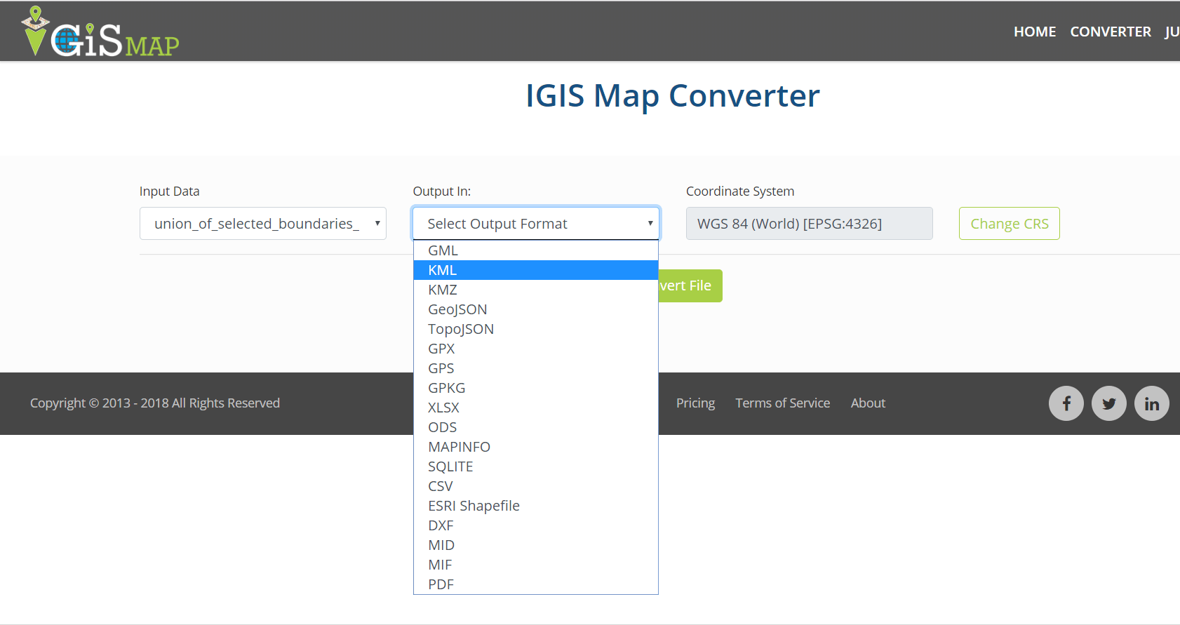 Shp To Kml Kmz Convert Shapefile To Keyhole Markup Language 7311