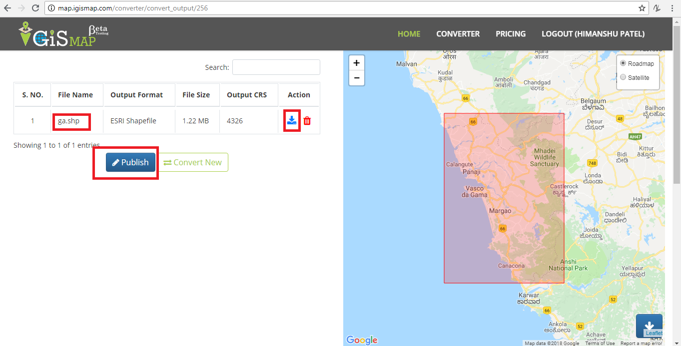 KML To Shapefile - Conversion - GIS MAP INFO