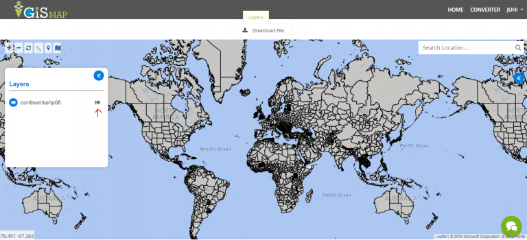 Download World Shapefile Data - Country Borders, Continents