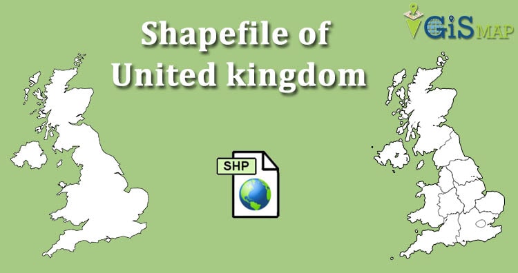 United Kingdom Shapefile download free - adminstrative, boundary line