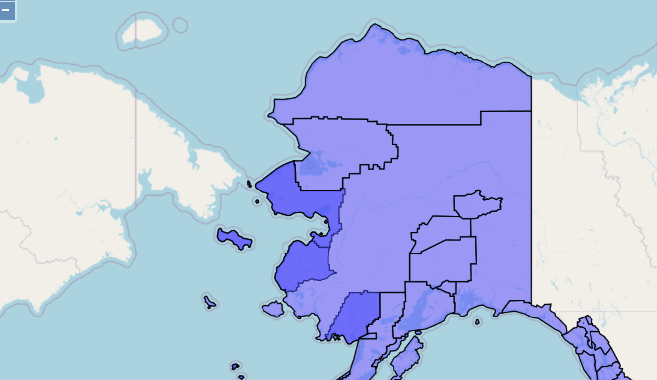 Alaska GIS data - Shapefile, Kml, Administrative boundary, Boroughs ...