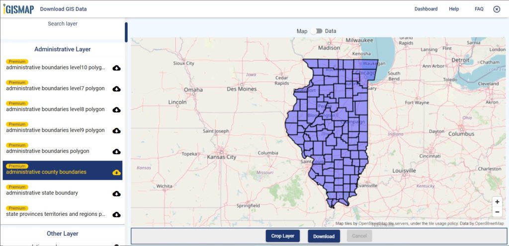 Saline County Il Gis Download Illinois Counties Gis Data - United States - Railway, Highway Line  -