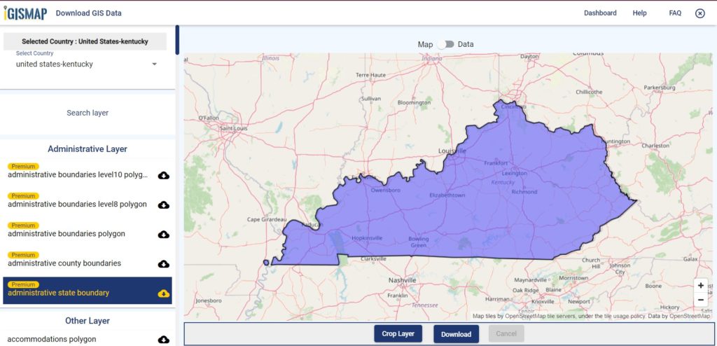 Henderson County Gis Ky Download Kentucky State Gis Maps - Boundary, Counties, Rail, Highway -