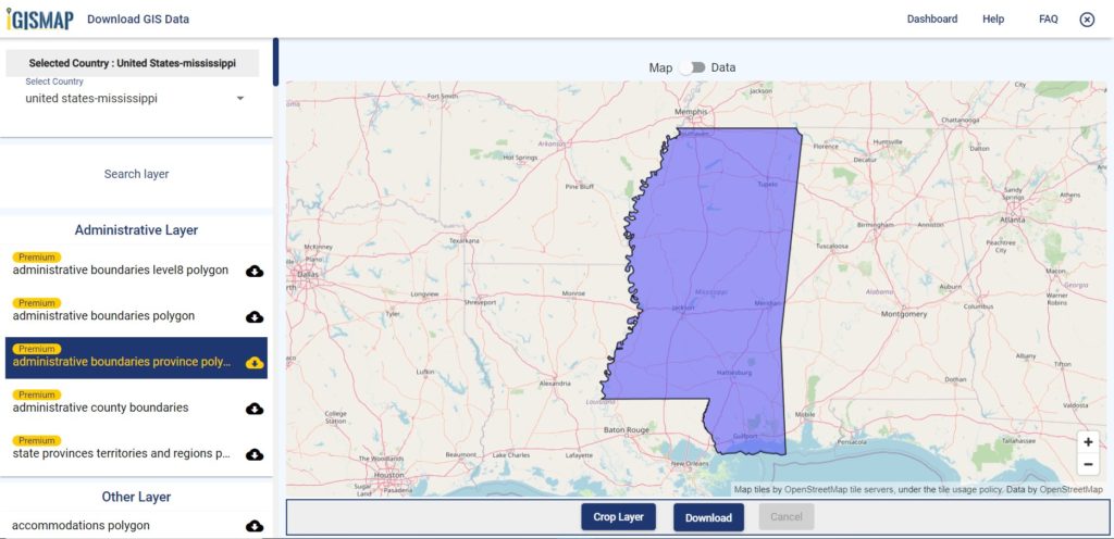 Jackson County Ms Gis Web Mapping Download Mississippi State Gis Maps - Counties, Rail, Highway, Shapefile -