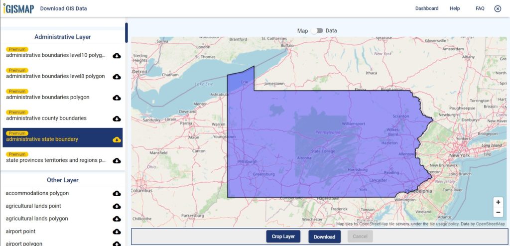 Snyder County Pa Gis Download Pennsylvania State Gis Maps – Boundary, Counties, Rail, Highway -