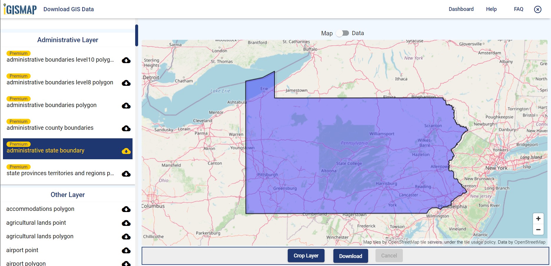 Somerset County Pa Gis Download Pennsylvania State Gis Maps – Boundary, Counties, Rail, Highway -