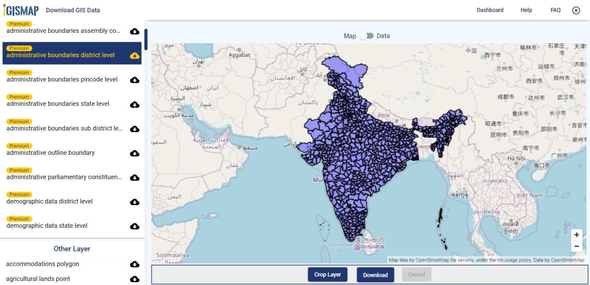 Download India Administrative Boundary Shapefiles - States, Districts ...