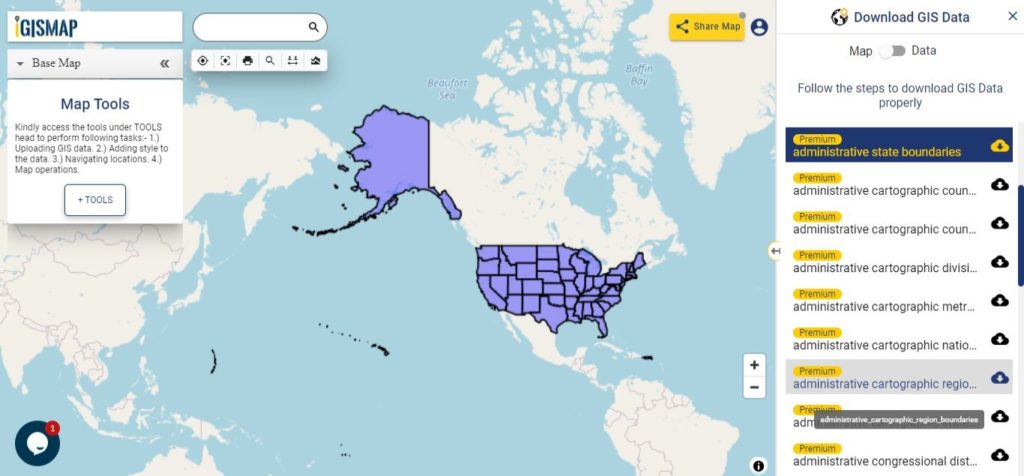 Download United States of America Administrative Boundary Shapefiles - States, Counties 