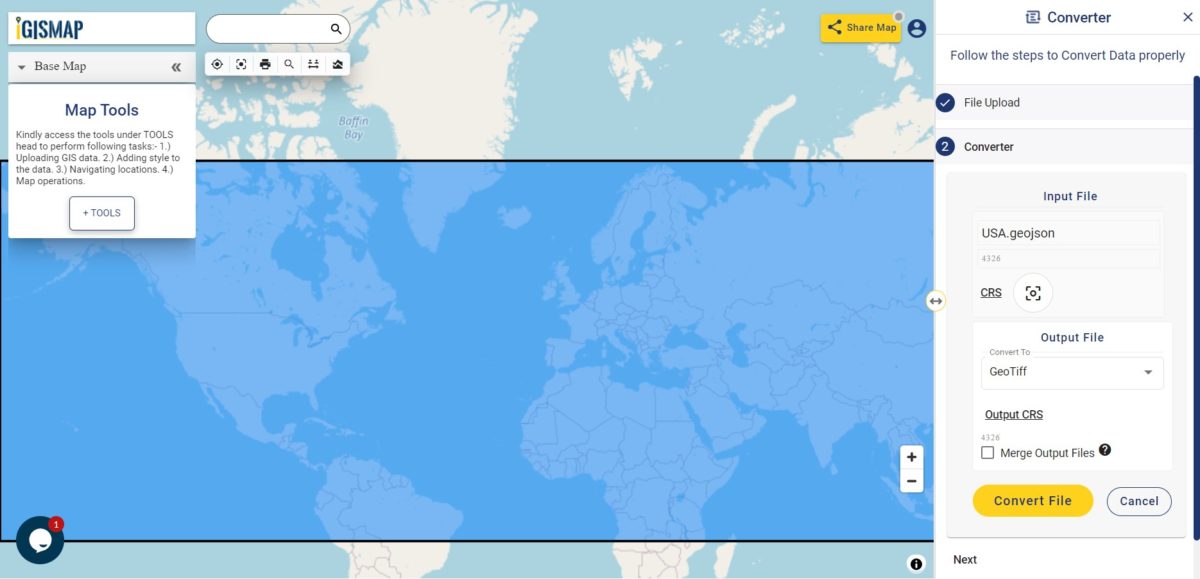 GeoJSON to GeoTIFF - Vector to Raster Conversion