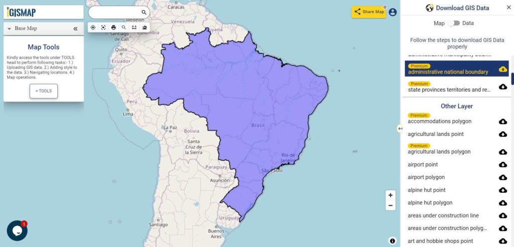 Download Brazil Administrative Boundary Shapefiles - Regions, Federal  Units, Municipalities and more 