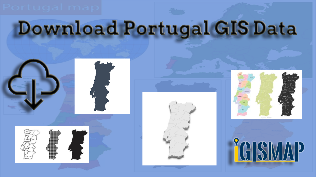 Map Portugal, map, map, area png