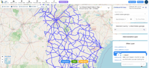 United States - Georgia GIS Data- Shapefile, Boundary, Counties ...