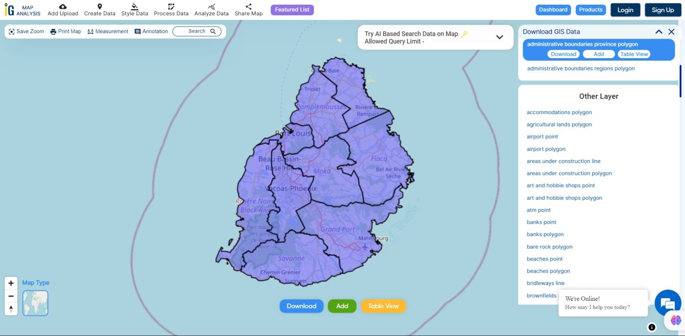 Download Mauritius Administrative Boundary Shapefiles – National ...