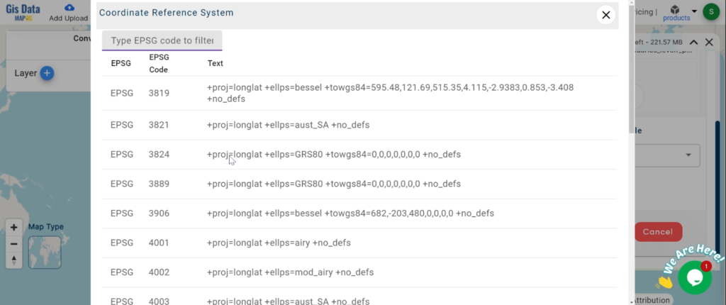 Converting KMZ to KML with MAPOG: CRS