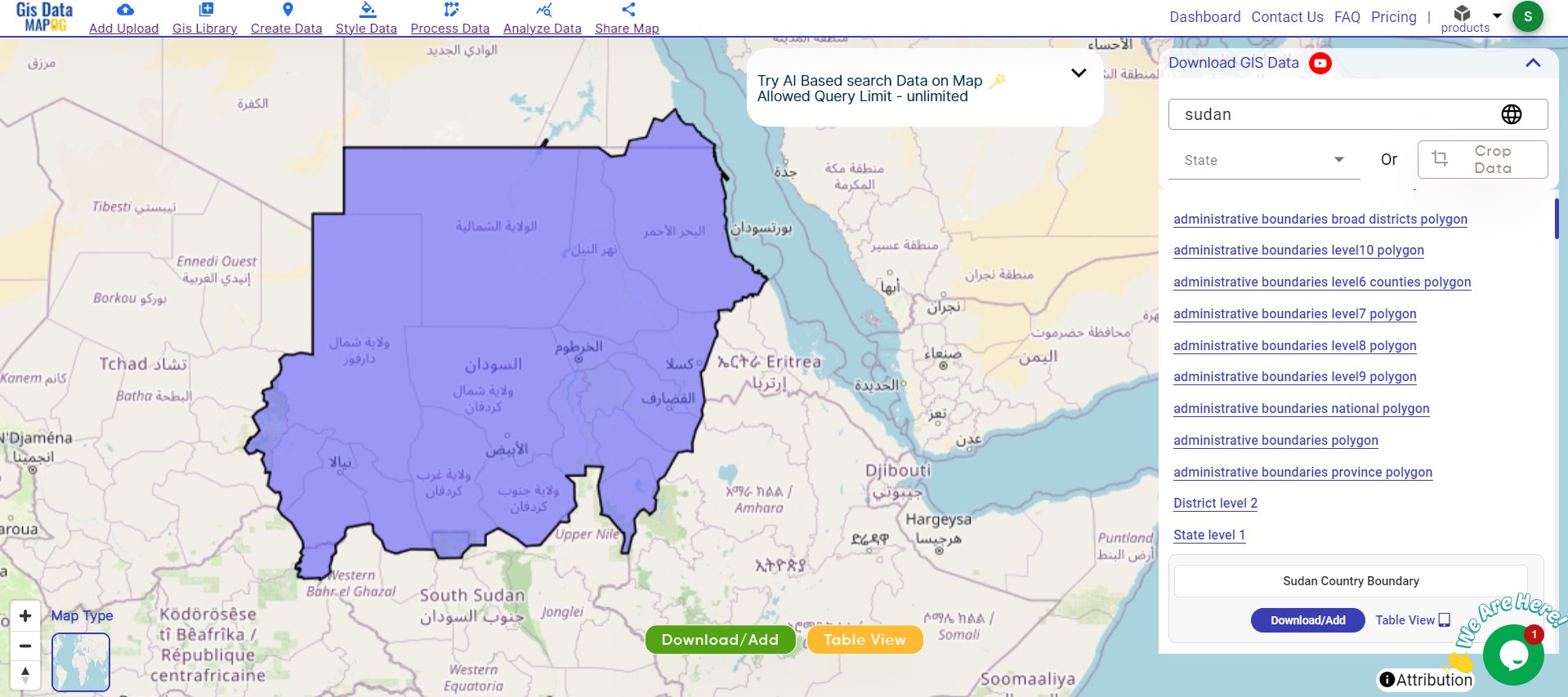 Download Sudan Administrative Boundary GIS Data for – National, States ...