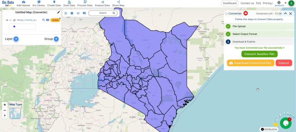 Converting KML to KMZ with MAPOG