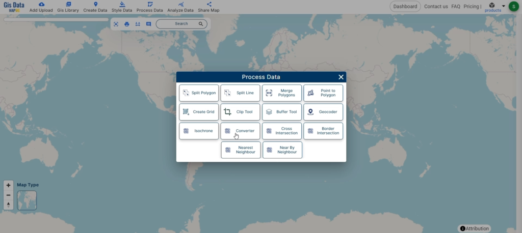 Access the Converter Tool-Converting KML to GeoJSON with MAPOG