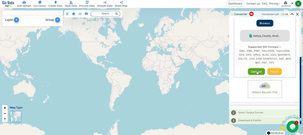 Upload Your KML File-Converting KML to GeoJSON with MAPOG