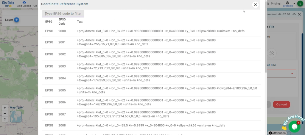 Set the CRS (Coordinate Reference System)