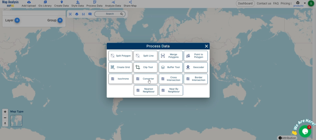 Access the Converter Tool-Converting KML to MID with MAPOG