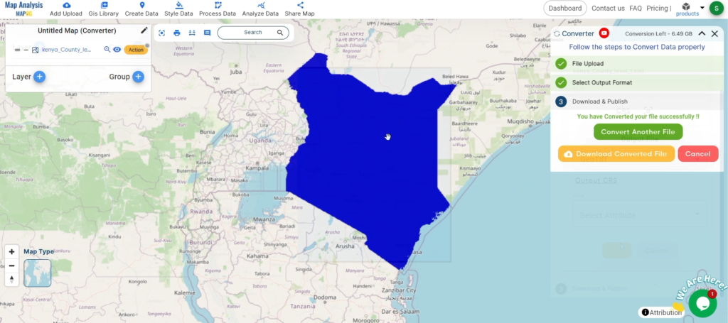 Converting KML to GeoTIFF with MAPOG