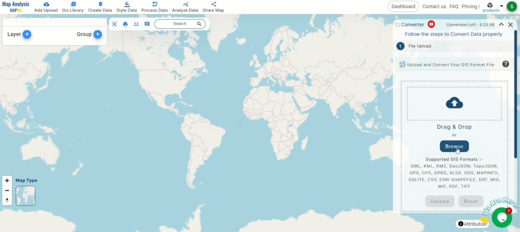 Upload Your TopoJSON File