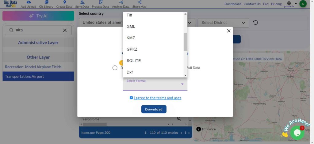 Download Airport data