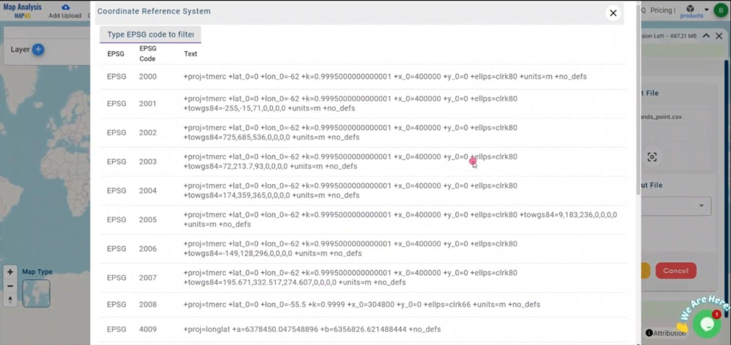 Convert CSV to GML Online