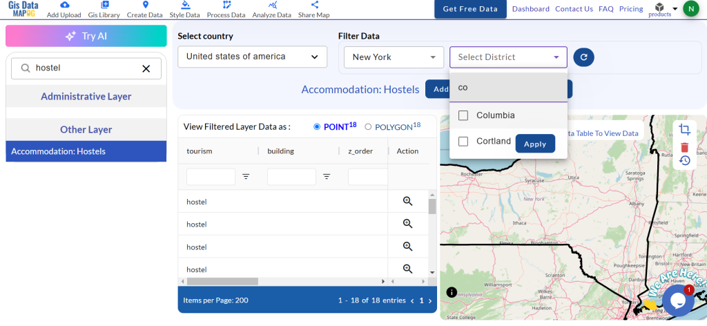 Download Hostels Data