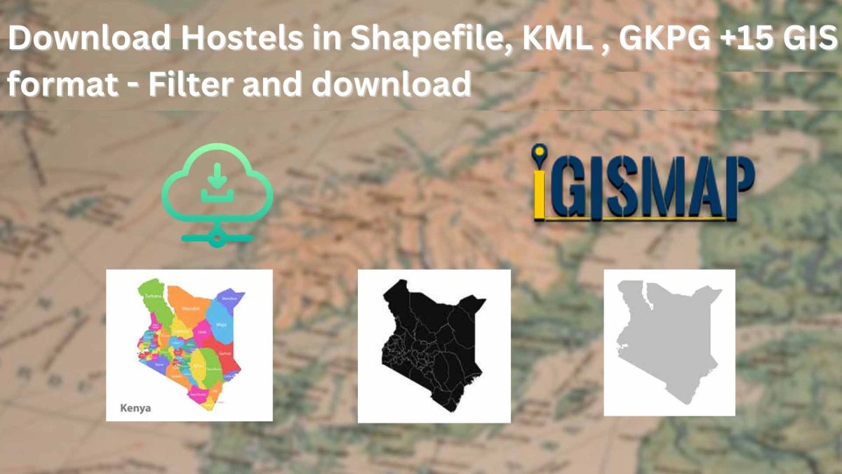 Download Hostels Data in Shapefile, KML, MID +15 GIS Formats Using GIS Data by MAPOG