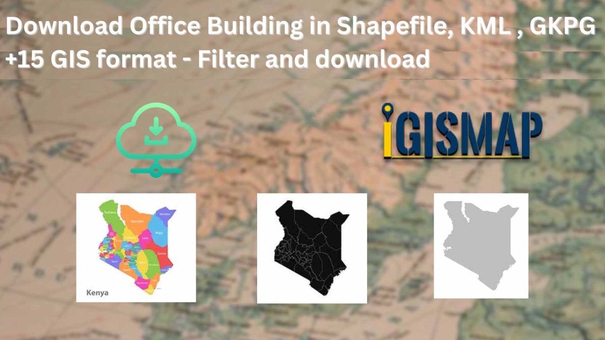 Download Office Building Data in Shapefile, KML, MID +15 GIS Formats