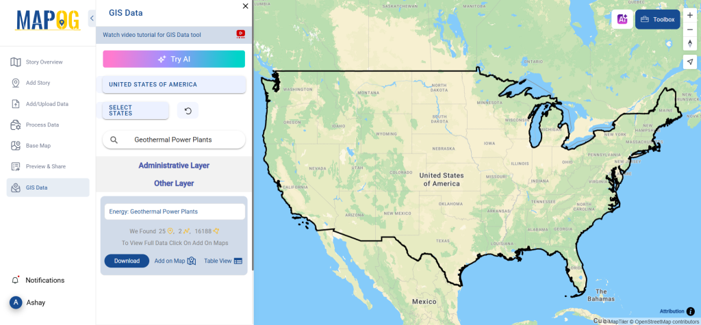 Download Geothermal Power Plants Data