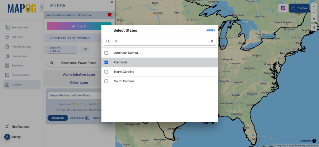 Download Geothermal Power Plants Data