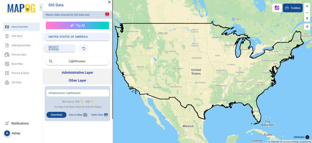 Download Lighthouses Data